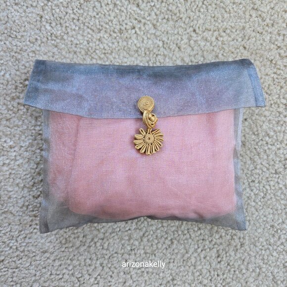 NEW Featherlight Cashmere Scarf Pink Ovcio Tissue Weight - Picture 2 of 12